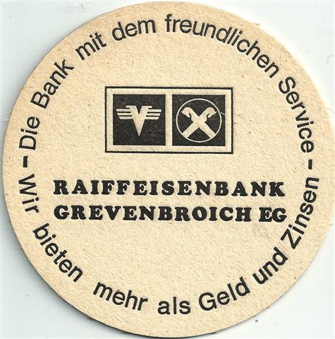 grevenbroich ne-nw raiffeisenbank 1a (rund215-die bank mit-schwarz) 